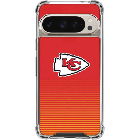 NFL Kansas City Chiefs Breakaway Pixel 9/9 Pro Clear Case